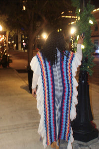 Poncho Long Cardigan